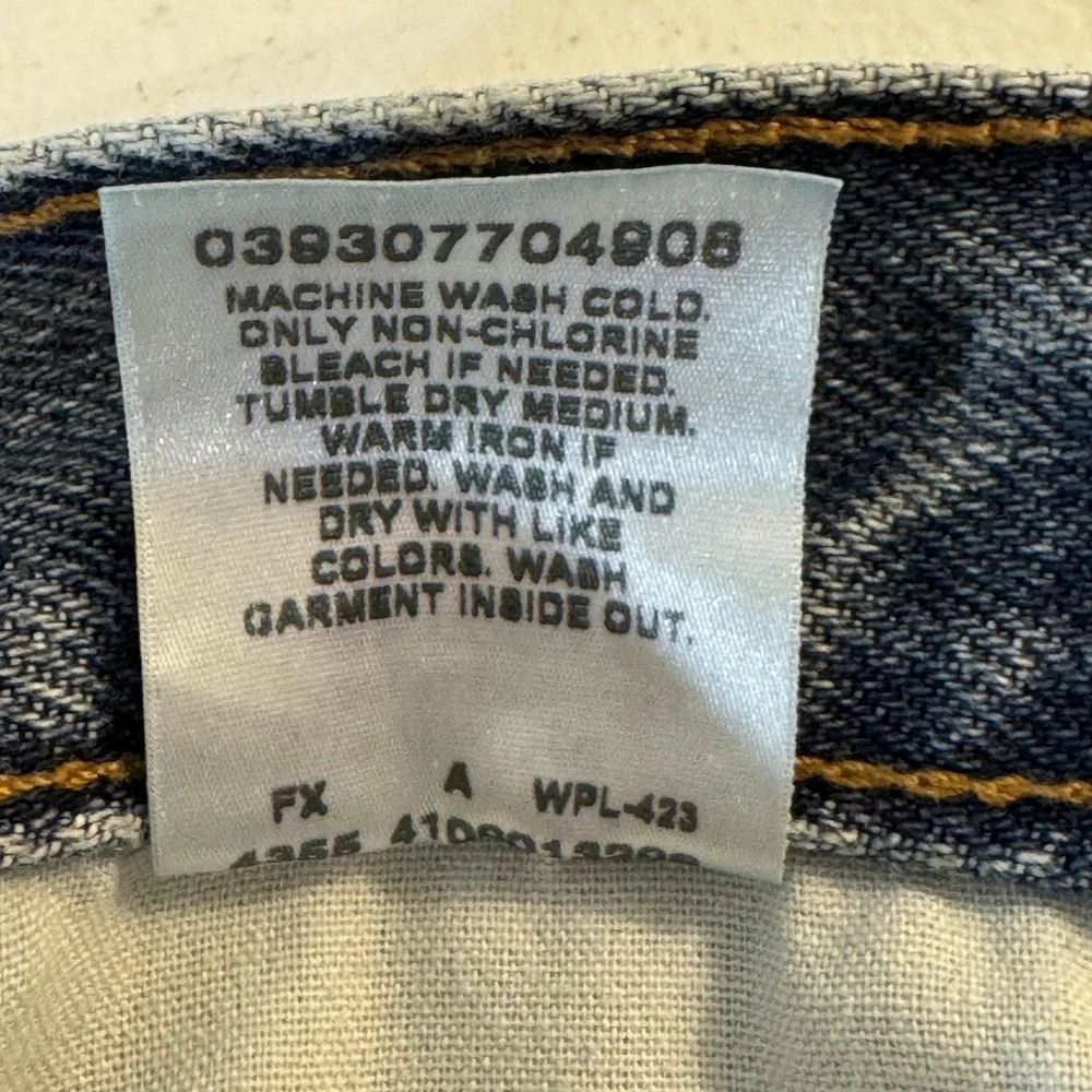 Levis 550 Jeans Mens 36x32 Blue Relaxed Fit Tapered Leg Denim Classic Zip Fly